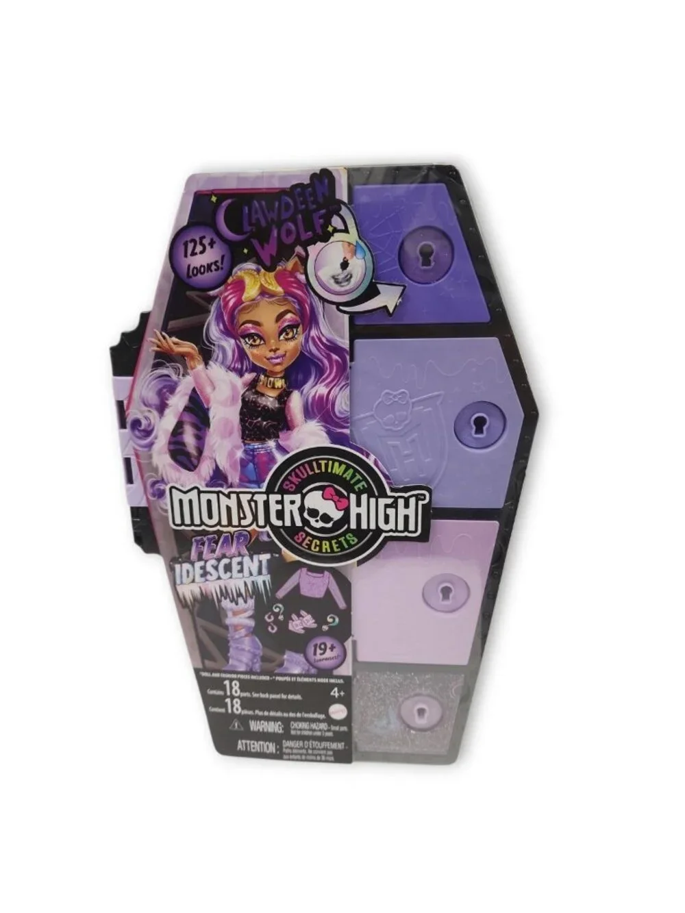 New Monster High Skulltimate Secrets: Fearidescent Series Clawdeen Wolf Doll
